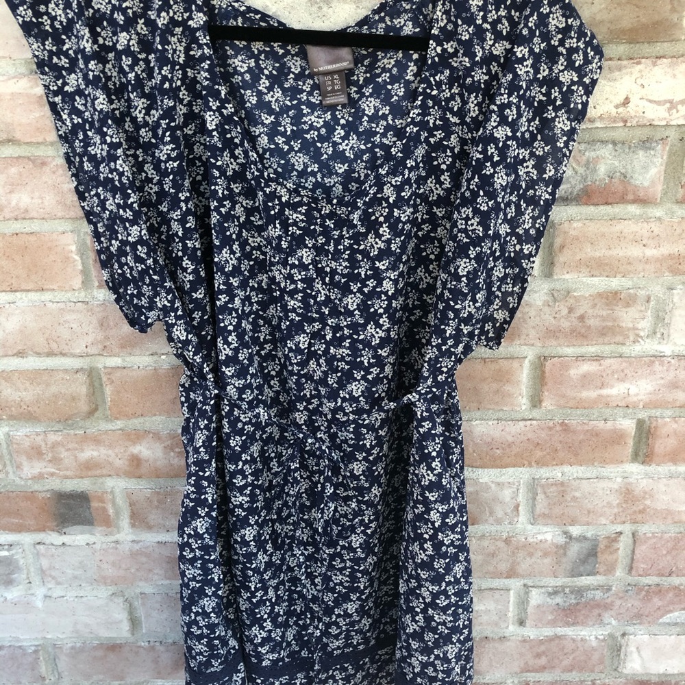 Motherhood Maternity Blue Blouse Shirt XL